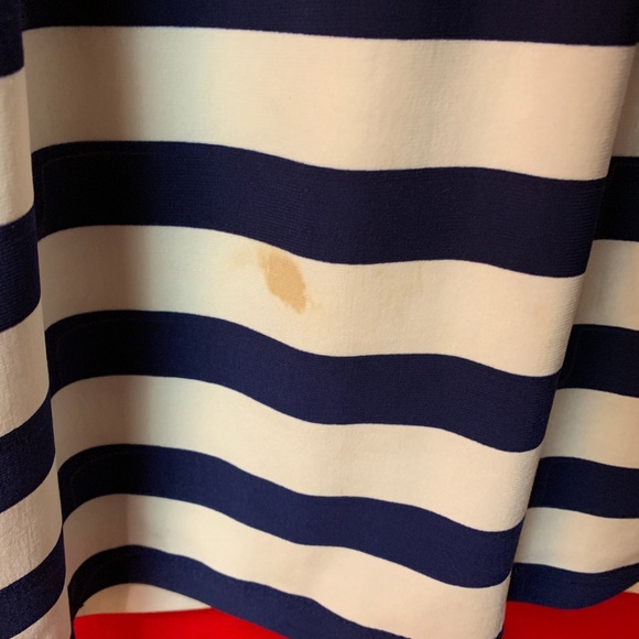 Ralph Lauren Navy & White Striped Dress, Size 6 - Picture 6 of 8